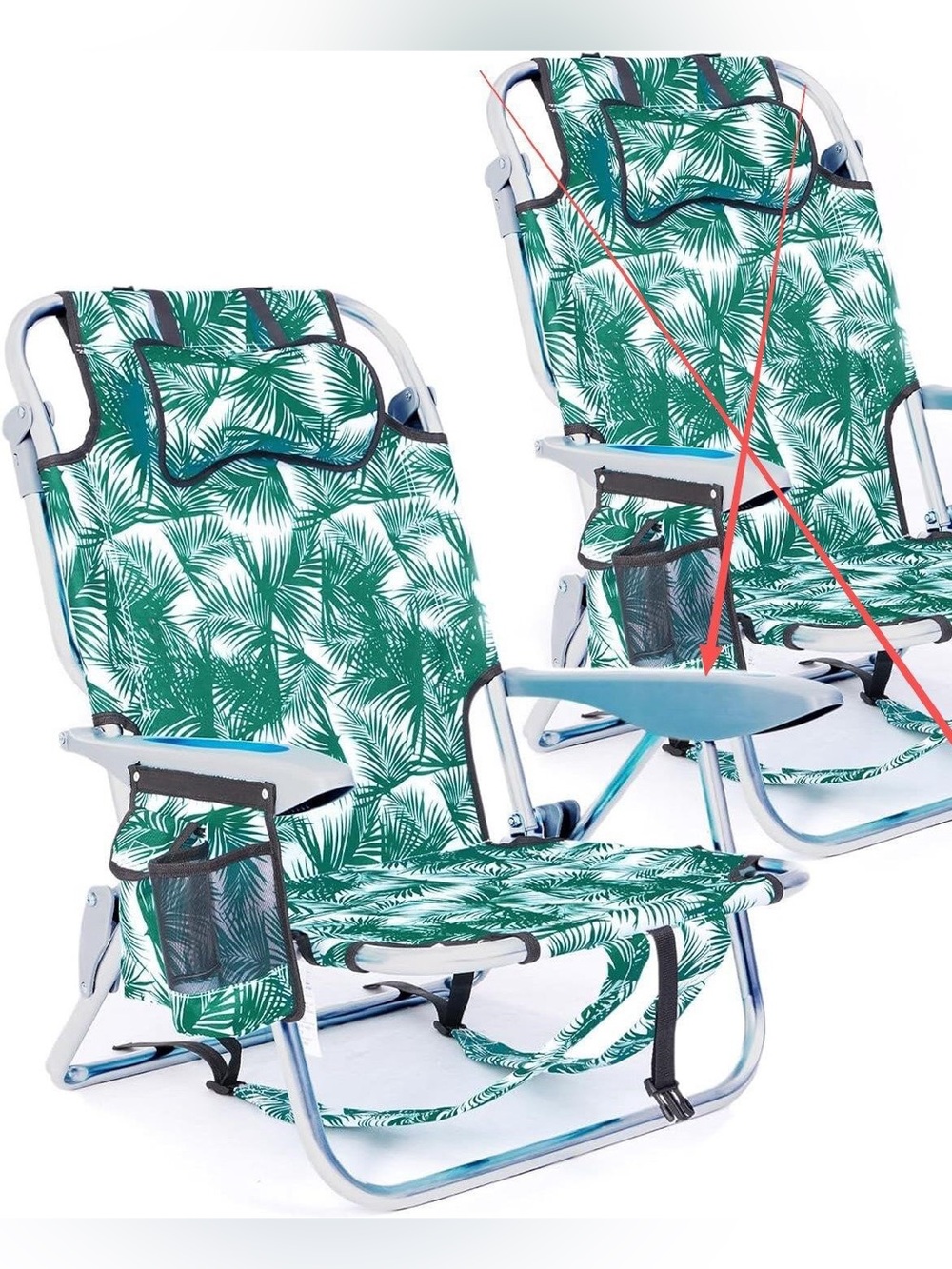 BN-Portable
MULTI-ANGLE ADJUSTMENT Camping Beach Chair
